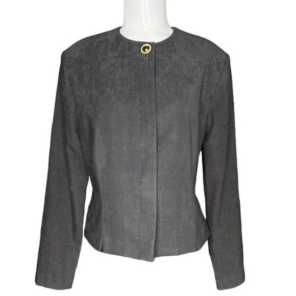 Vintage Amanda Smith size 8P black blazer - Picture 1 of 9